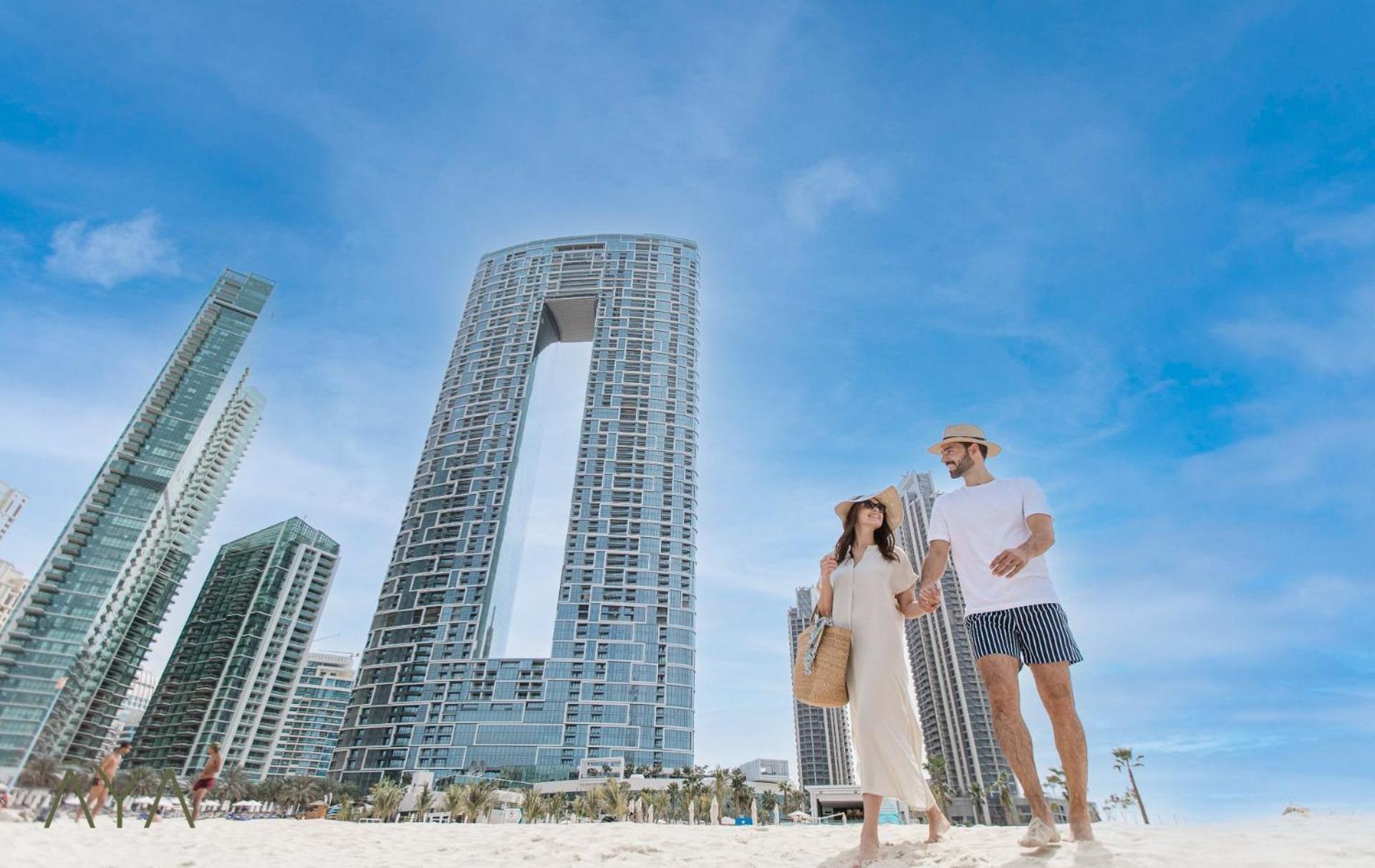 Jumeirah Gate Tower 1 - Stylish Apartment With Pool & City Views Dubai Eksteriør billede
