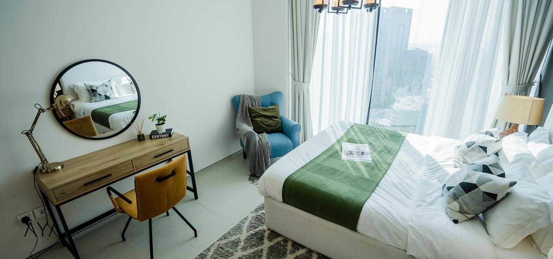 Jumeirah Gate Tower 1 - Stylish Apartment With Pool & City Views Dubai Eksteriør billede