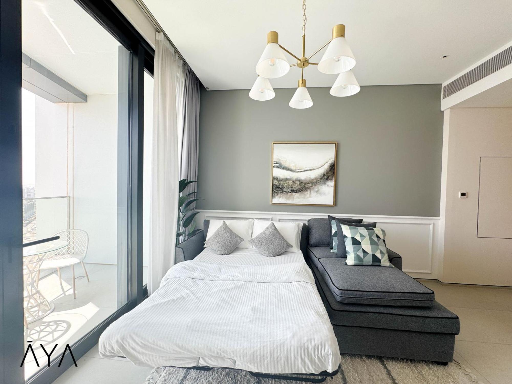 Jumeirah Gate Tower 1 - Stylish Apartment With Pool & City Views Dubai Eksteriør billede